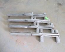 (4) Aluminum Ladder Brackets
