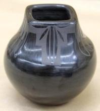 Beautiful Small Black Indigenous-Made Pot