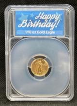 2022 1/10 Oz 9999 Gold Eagle Bullion Coin