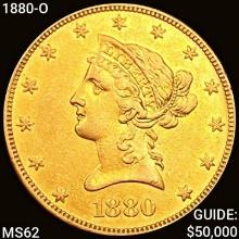 1880-O $10 Gold Eagle UNCIRCULATED