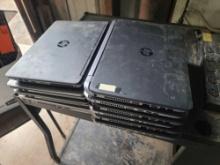 (10) HP Laptops