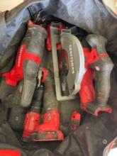 craftsman cordless tool set, one battery, no charger
