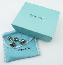 Tiffany & Co. Sterling Silver Knot Cufflinks