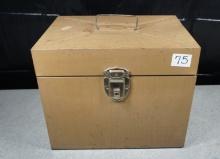 Vtg Metal Storage Box