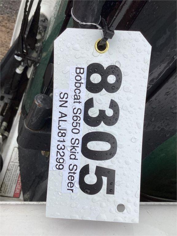 2015 BOBCAT S650 SKID STEER LOADER