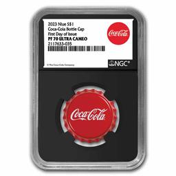 Coca-Cola? 2023 6 gram Silver Bottle Cap - PF-70 NGC (FDI)