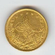 Turkey 100 Kurush Gold 1861-1875 Abdul Aziz