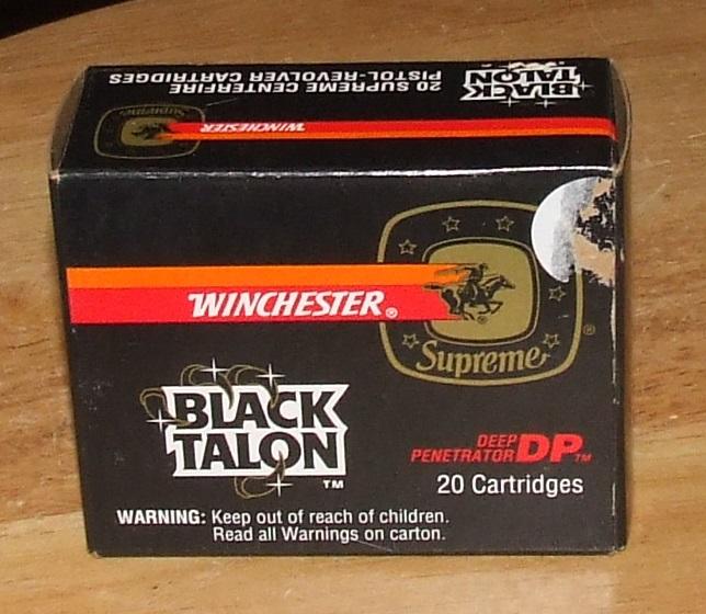 20 Rounds Winchester 45 ACP Black Talon