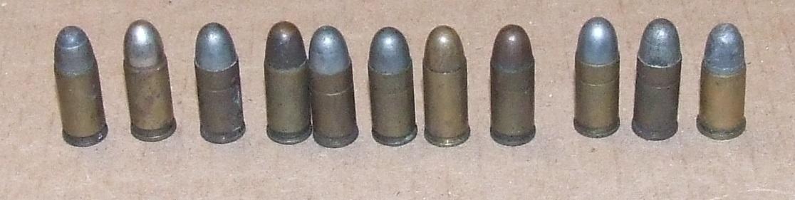 31 Rounds Old Pistol Ammo & Box
