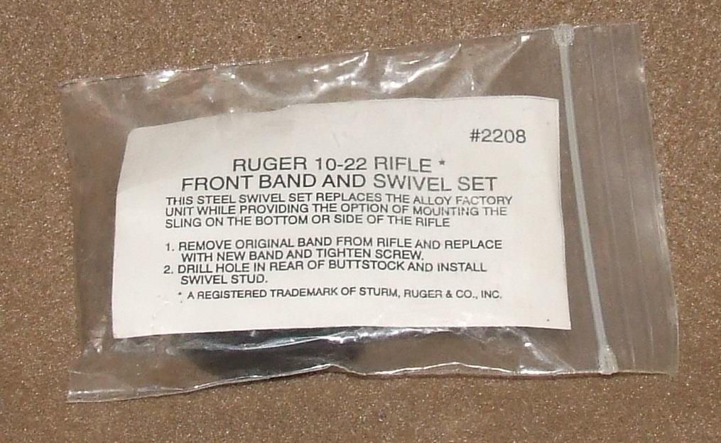 Ruger 10/22 Front Band & Swivel Set