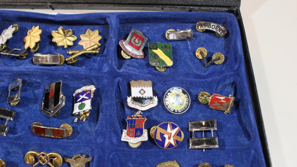 approximately 72 military pins
