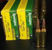 2 - 20 Rnd Boxes Remington .243