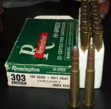 20 Rounds Remington 303 British