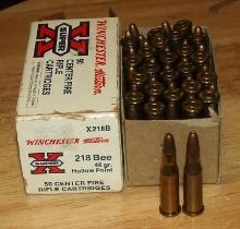 48 Rounds Winchester-Western 218 B