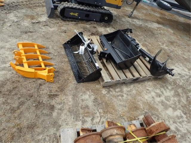 Pallet of Mini-Excavator Attachments (5 pcs.)