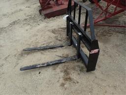 Kivel 42" 2000 lb. Pallet Fork Skid Steer Attach*