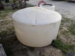 550 Gallon Round Poly Tank