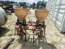 1-Row Cultivator w/ (2) Cole Fertilizer Hoppers