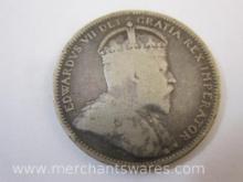 1909 Canada Silver Quarter, 5.6 g