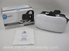 Onn Virtual Reality Smartphone Headset, New in Box, 14 oz