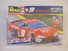 Sealed Revell NASCAR #9 Bill Elliot Dodge Intrepid R/T 1:24 Scale Plastic Model Kit, 2001