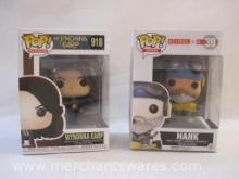 Two New Funko Pop! Vinyl Figures including Wynonna Earp 918 and Games Hank Evolve 39, 11 oz