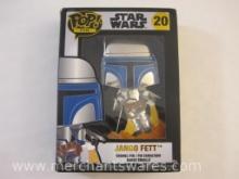 Funko Pop! Pin Jango Fett Enamel Pin, new in box, 5 oz