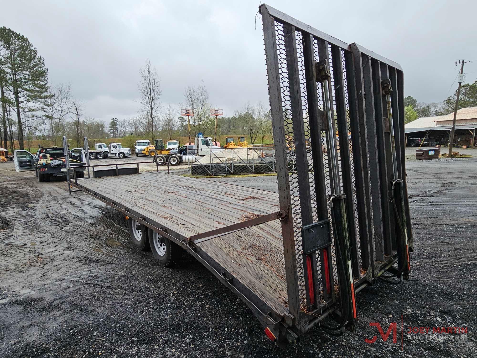 2007 O'DELL MANUFACTURING 24' DECK OVER TAG TRAILER