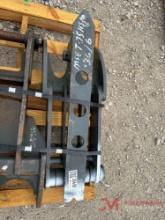 3 FINGER EXCAVATOR THUMB W/ MOUNTING PLATE