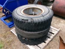 (9918)  20" Truck Tires And Wheels