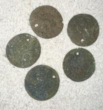 5 Scarce Ancient Bronze Coins