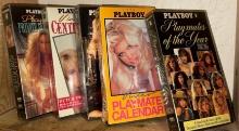 5 Vintage Playboy VHS Tapes