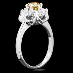 14k White Gold 1.1ct Diamond Ring