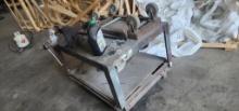 Rolling cart, with dolly and vise