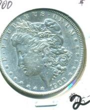 1900 MORGAN SILVER DOLLAR