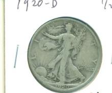 1920-D WALKING LIBERTY HALF