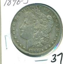 1896-S MORGAN SILVER DOLLAR