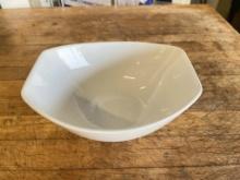 8 1/2" Porcelain White Bowl