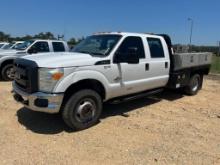 2015 FORD F-350 FLATBED TRUCK