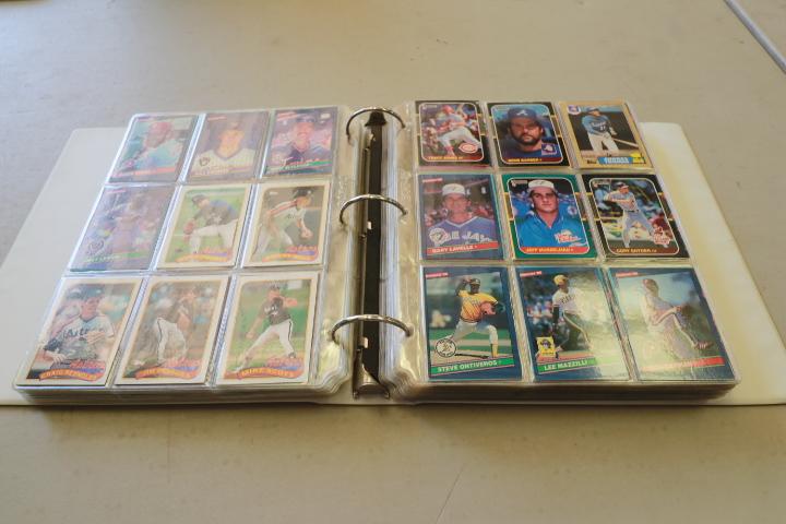 Binder of Baseball Cards