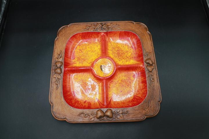 Treasure Craft Vintage Ceramic Divided Tray