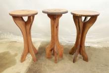 3 Pine Plant Stands