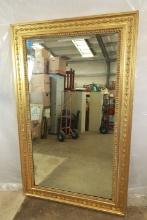 Large Victorian Gold Framed Mirror