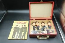 Beatles 1964 Vintage Doll Set, Beatles Cards And Coloring Book