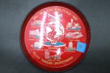 1964-1965 New York World's Fair Plastic Commemerative Plate