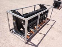 Unused 78" Hydraulic Root Grapple (Skid Steer Attachment)