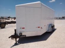 GR Enclosed Trailer VIN # ? w/(2) Saws and Generator