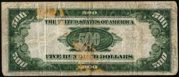 1934A $500 Federal Reserve Note San Francisco
