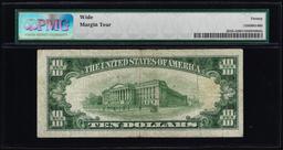 1950 $10 Federal Reserve Note Mismatched Serial Number Error Fr.2010-J PMG Very Fine 20