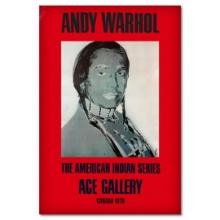 Andy Warhol (1928-1987) "Warhol Poster: The American Indian Series (Red)" Poster
